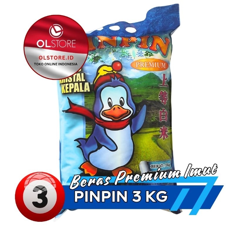 

Beras Premium Pinpin 3kg Imut