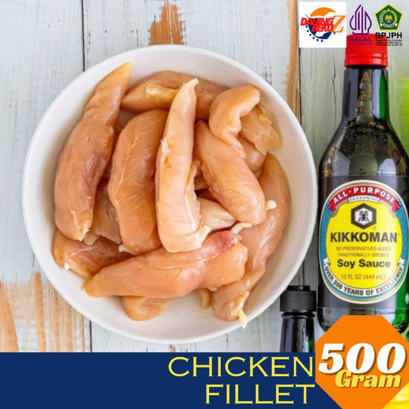 

Ayam Fillet 500gr/Box Halal Frozen