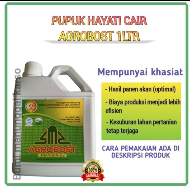 Pupuk Hayati organik cair Agrobost