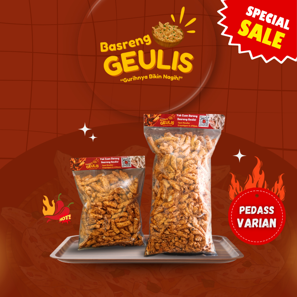 

BARU + BASRENG GEULIS Asli Ciamis Kemasan Sampai 0.5 KG Pedass!