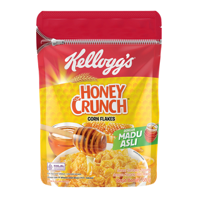 

Kellogg's Sereal Honey Crunch Corn Flakes Kemasan 55g/360g