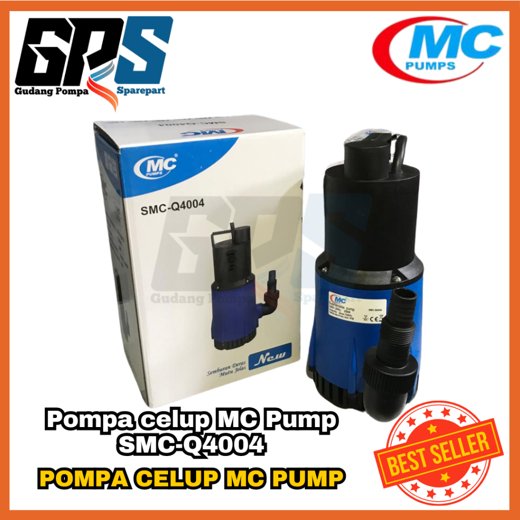 [POMPA CELUP] MC PUMPS  SMC- Q130 atau SMC-Q4004 UNTUK KOLAM IKAN