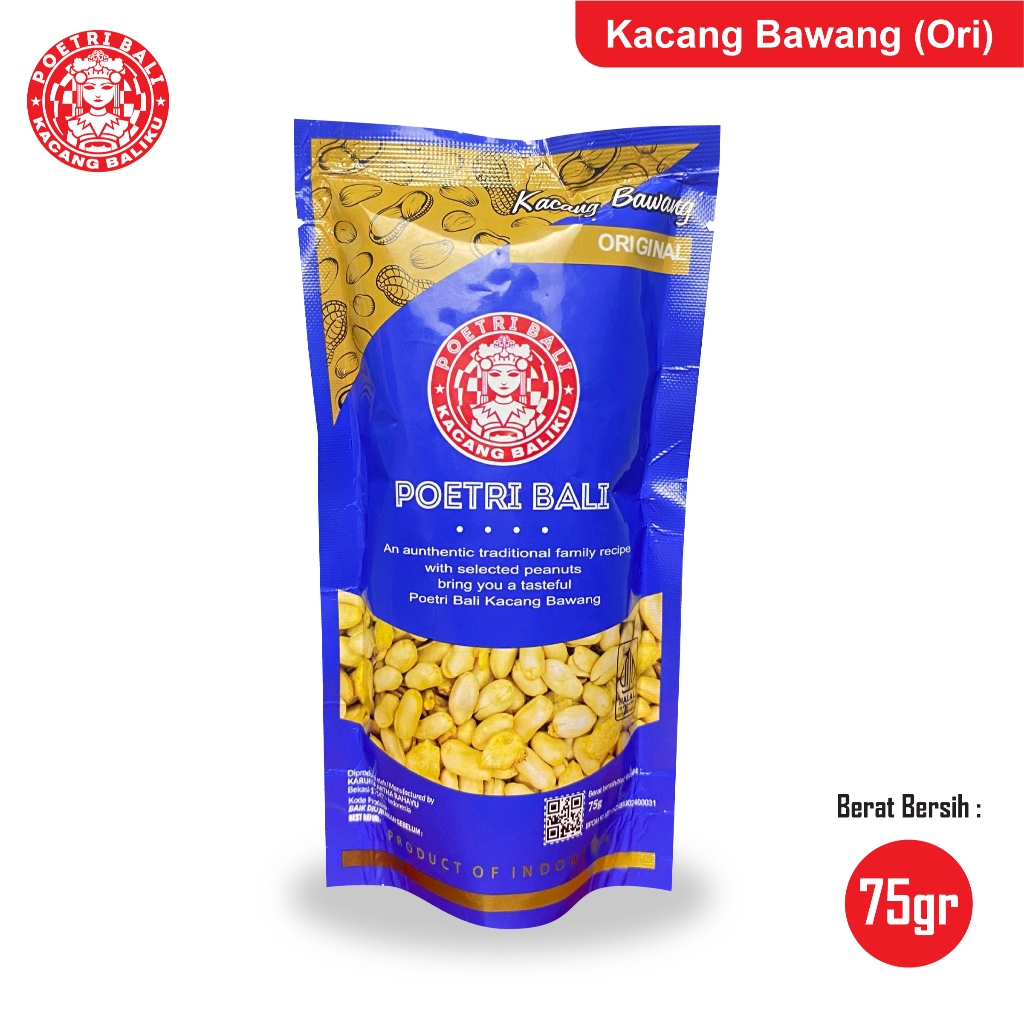 

Poetri Bali- Kacang Kapri Bali Original 75 gram | Oleh-oleh Khas Bali