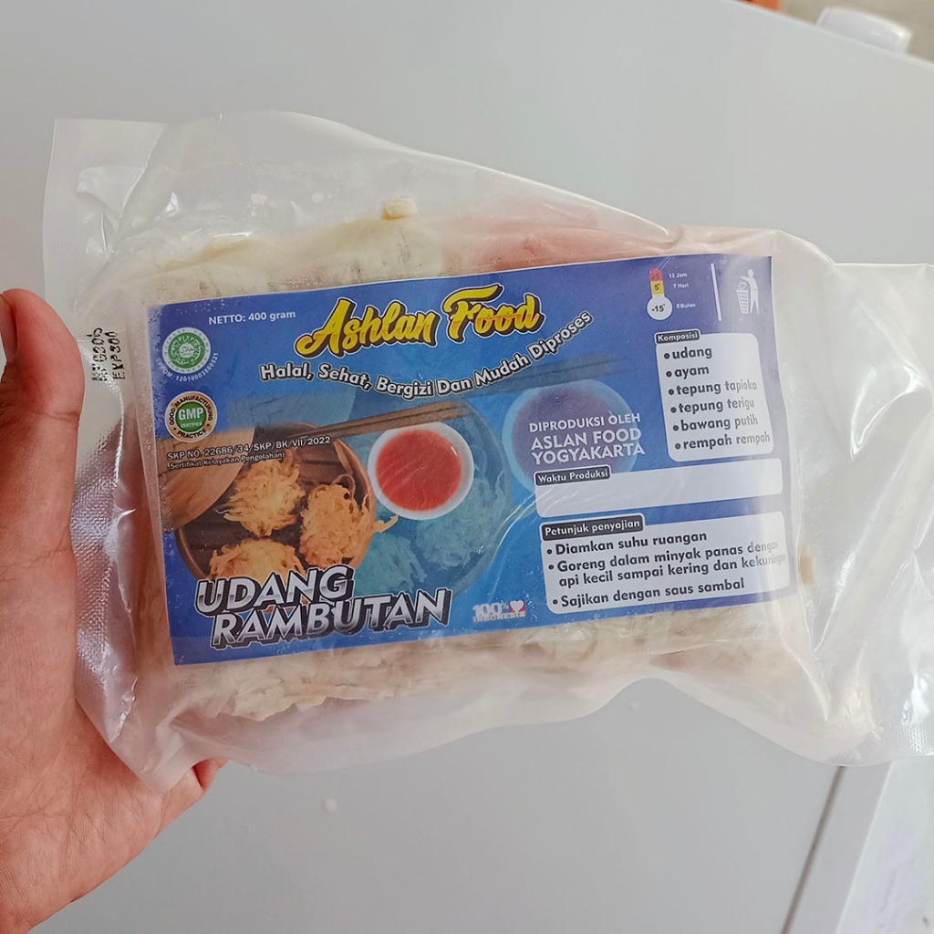

Ashlan Food Udang Rambutan isi 10 pcs Mpasi Bekal Anak Sekolah Frozen Food Yogyakarta Jogjakarta