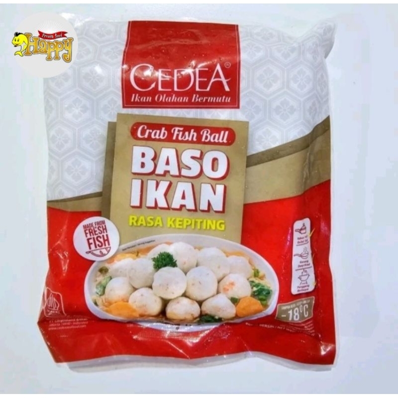 

Cedea Baso Ikan Rasa Kepiting Beku Frozen 500 gram