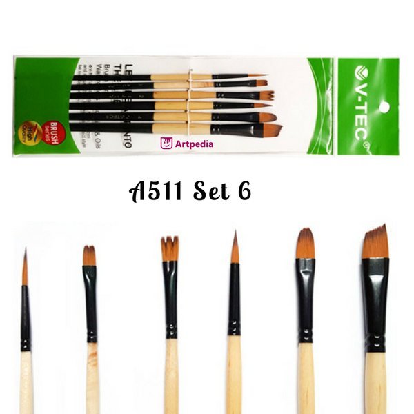 

VTEC Kuas Lukis Artist Brush set A511