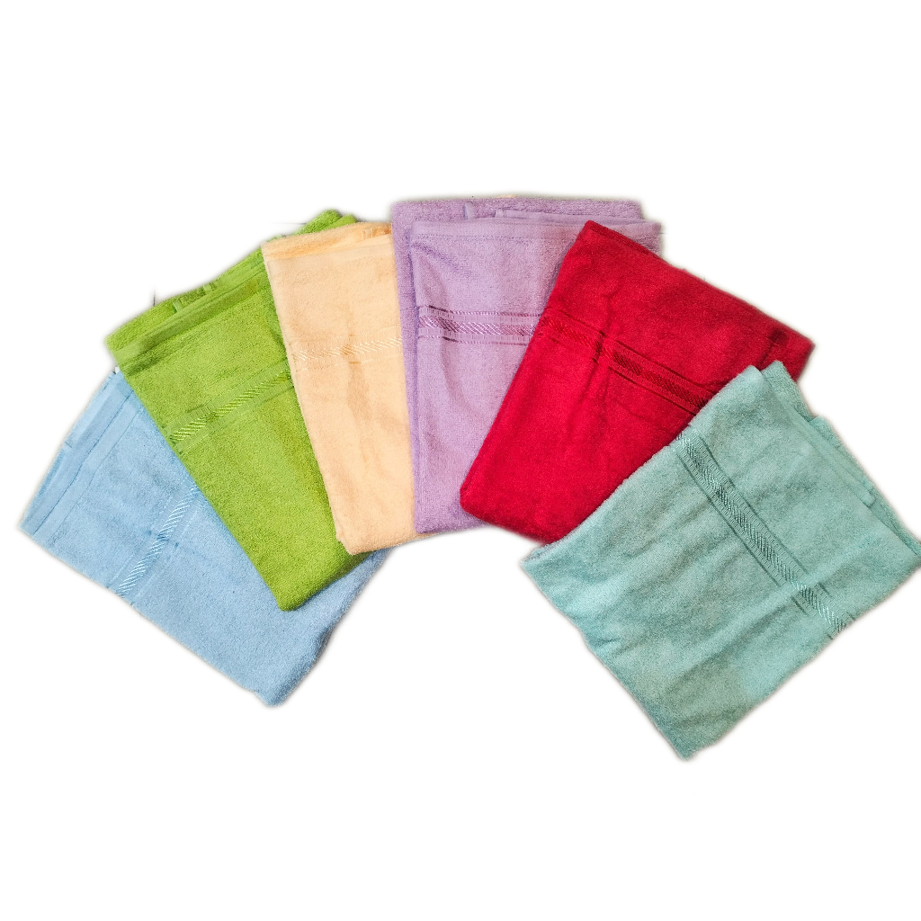 Handuk Merah putih Besar 70x135 | HANDUK MANDI JUMBO