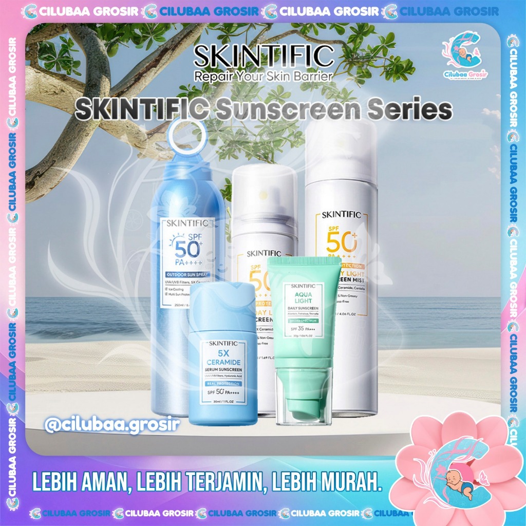 SKINTIFIC Sunscreen Series || Skintific 5X Ceramide Serum || Mist All Day SPF 50+ PA++++ || Outdoor 