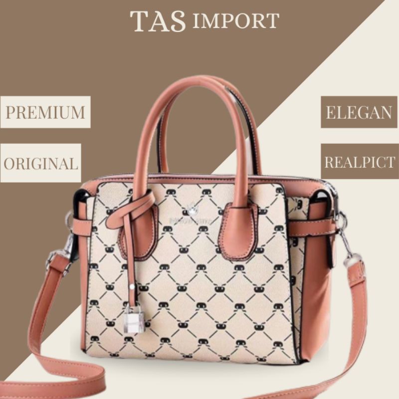 GF3084 tas handbag wanita import premium selempang cewek branded elegan kekinian model terbaru fashi