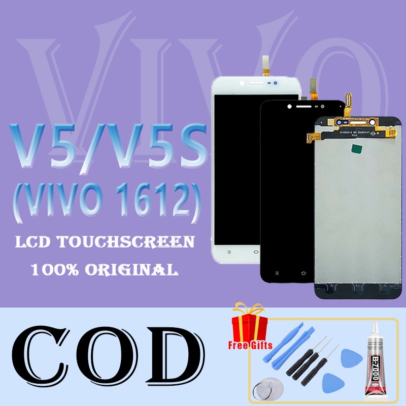 LCD FULLSET TOUCHSCREEN VIVO VIVO V5 / V5S / VIVO 1612 ORIGINAL100%