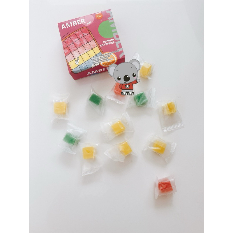 

Crystal candy Amber box 96g goodie hampers jelly kriuk viral