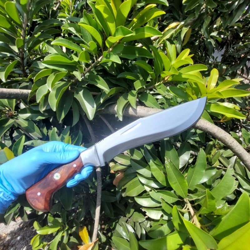 kukri fulltang bahan baja per