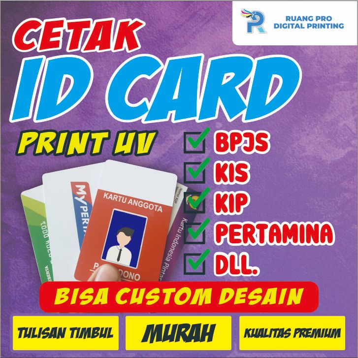 

CETAK KARTU PVC ID CARD TULISAN TIMBUL KUALITAS PREMIUM PRINT UV MURAH