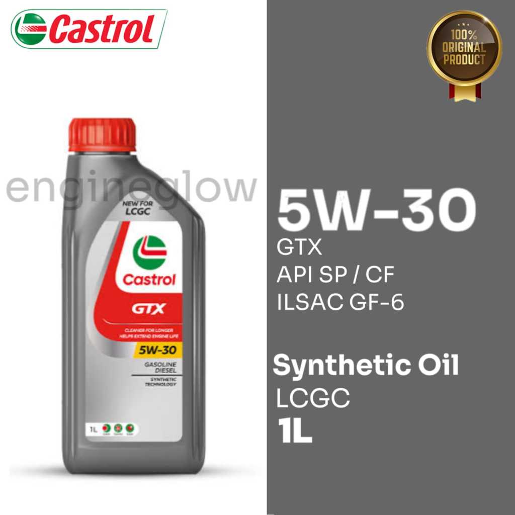 OLI CASTROL GTX SAE 5W-30 1 LITER