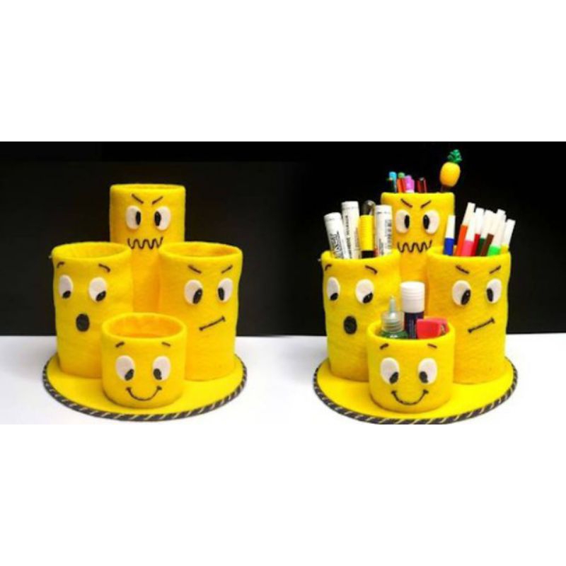 

tempat pensil wadah pensil tempat alat tulis flanel