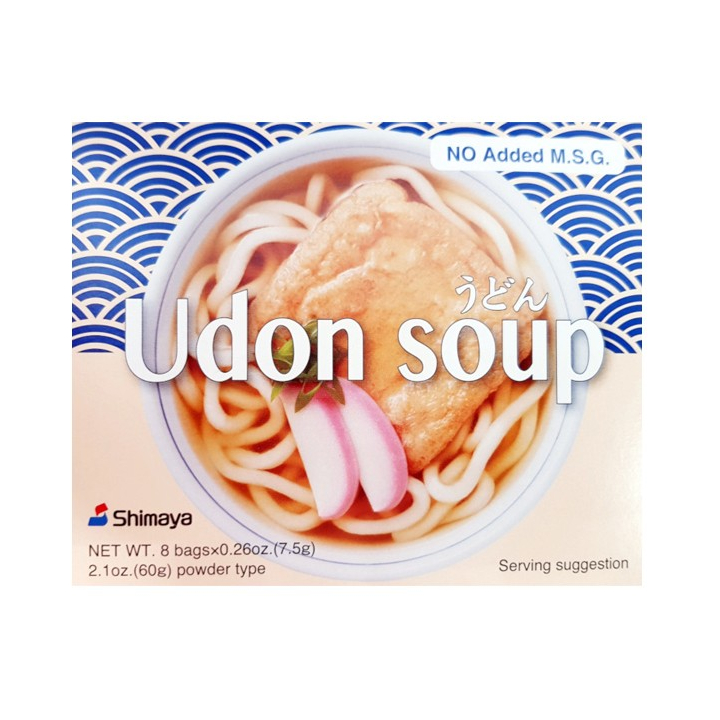 

Bumbu Shimaya Udon Soup / Sup Udon No Added MSG 8 x 7.5 Gram 60 Gram