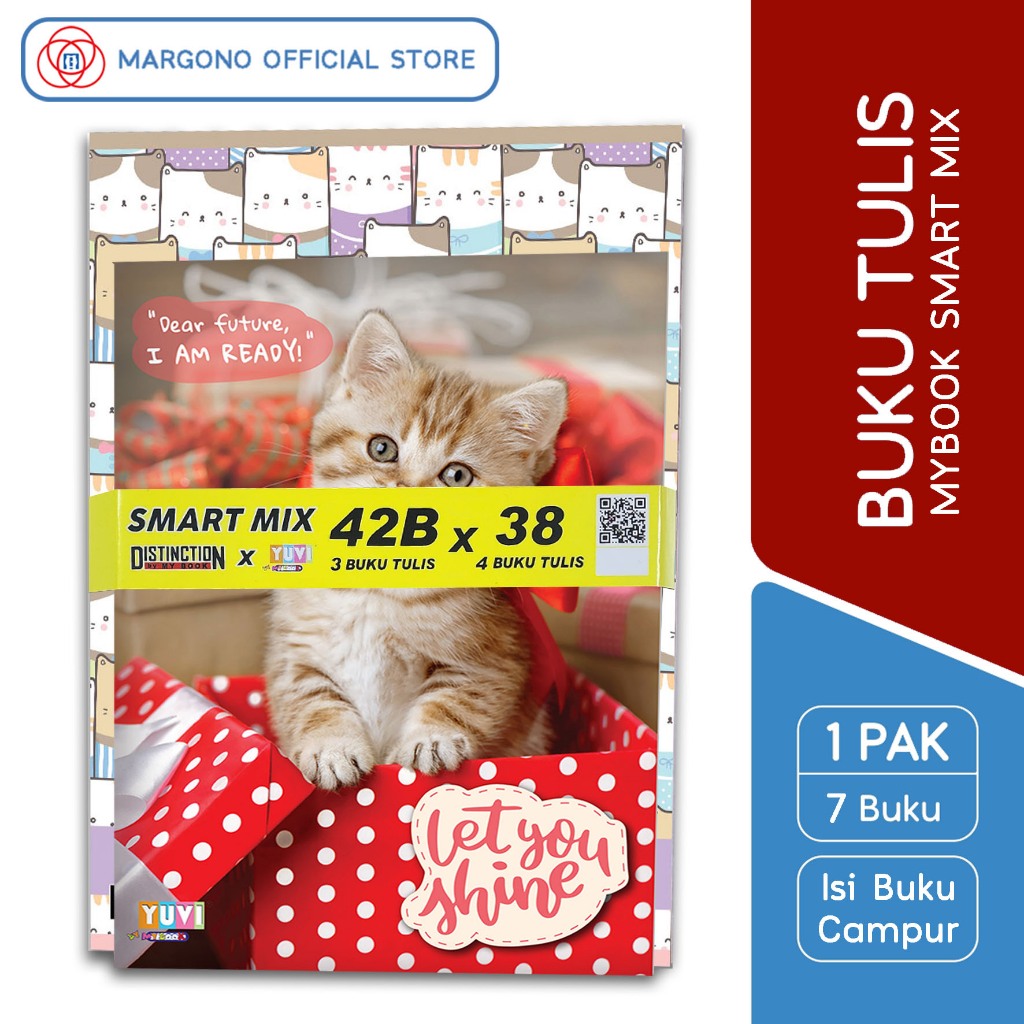 

[SMART MIX] My Book Distinction Buku Tulis 42 Lembar + My Book Yuvi Buku Tulis isi 38 Lembar