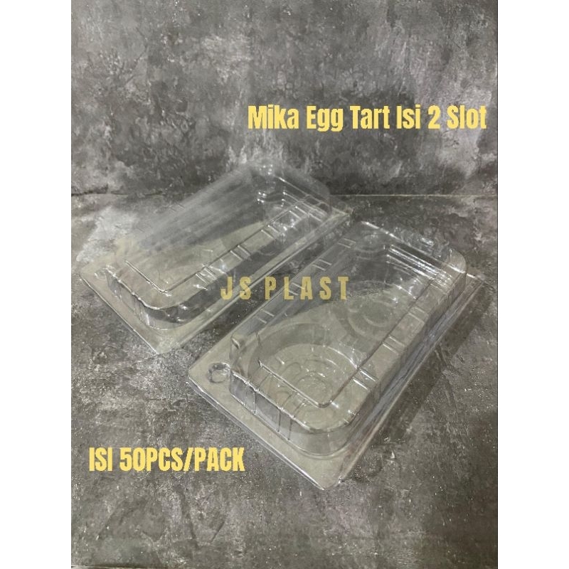 (ISI 50PCS) Mika Kue Pie Susu isi 2 pcs - Mika Egg Tart isi 2 Slot