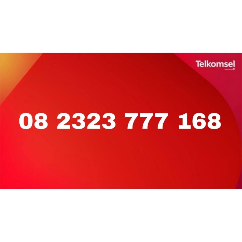 NOMOR CANTIK TELKOMSEL HOKI 168