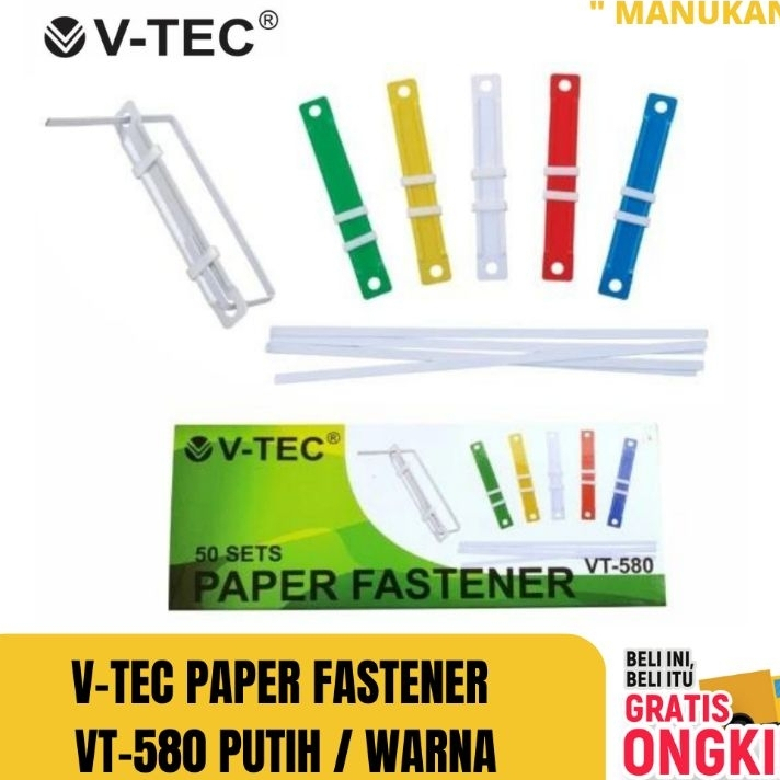 

Vtec paper fastener 580/ penjepit kertas map