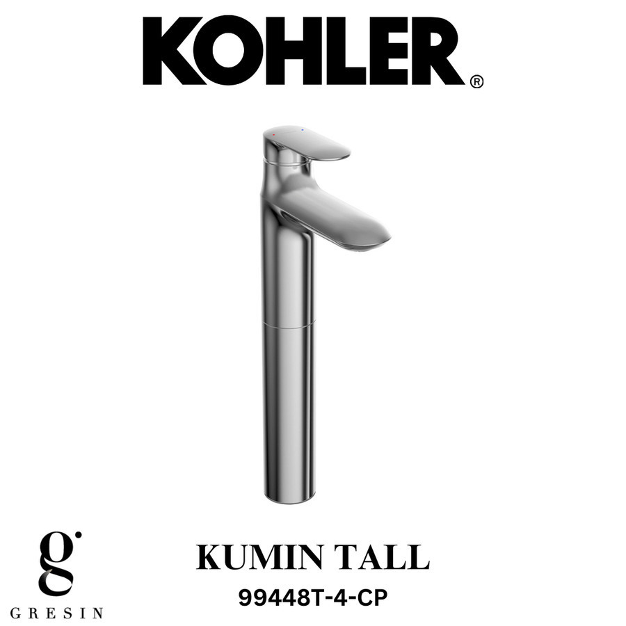 Kumin Tall Kohler | 99448T-4-CP | Kran Wastafel Kohler