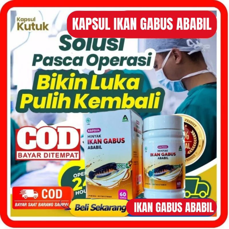 [AGEN RESMI] KASPUL MINYAK IKAN GABUS ABABIL - MINYAK IKAN GABUS Ekstrak Ikan Kuthuk Minyak Ikan Kut