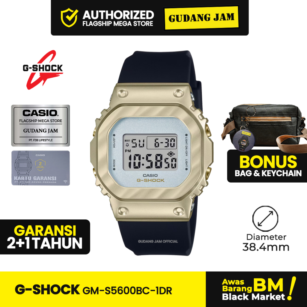 Jam G-Shock Original  GM-S5600BC-1DR GM-S5600 GMS5600BC GMS5600 Garansi Resmi