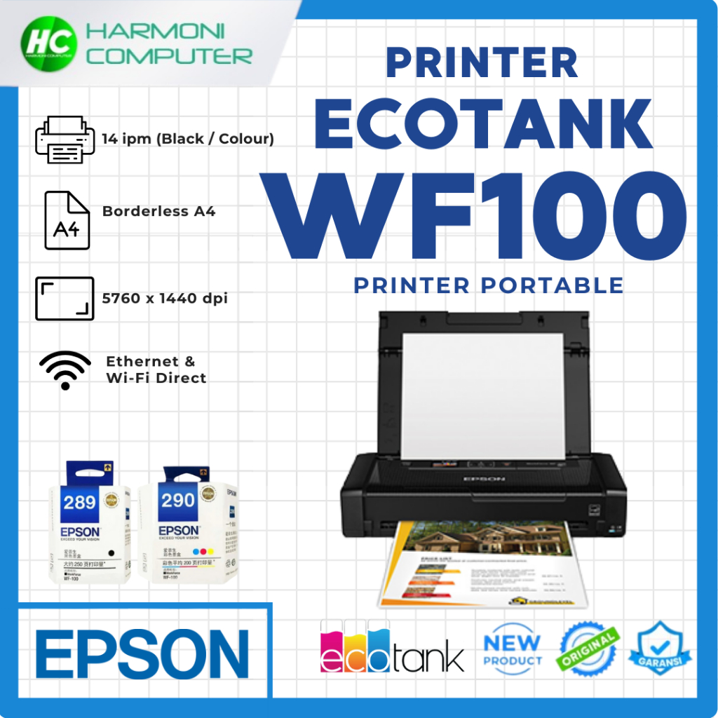 PRINTER EPSON PORTABLE WF100