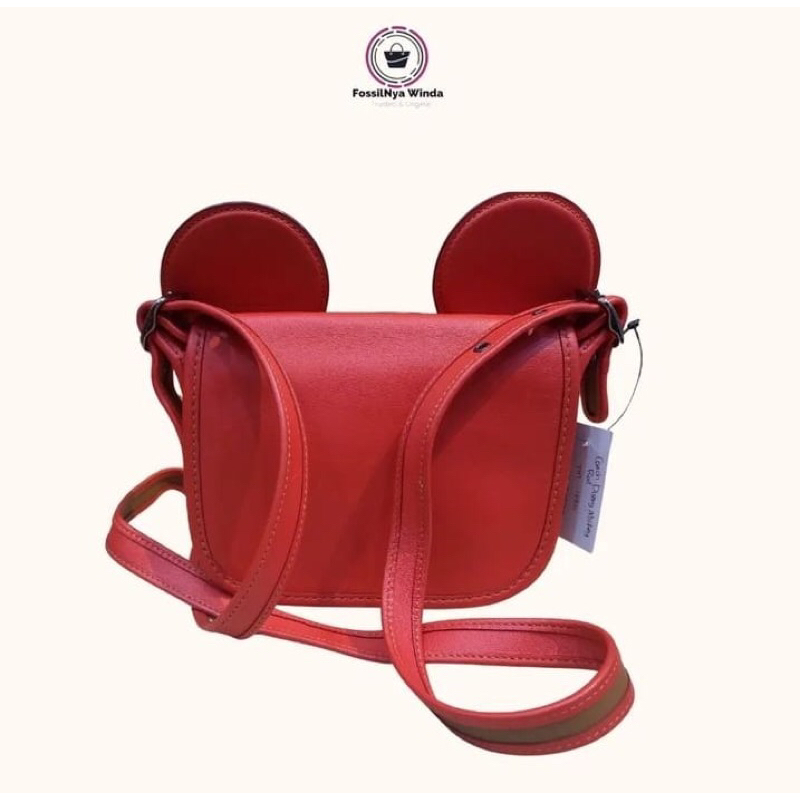 Tas Slingbag Coach Disney Mickey red Ori