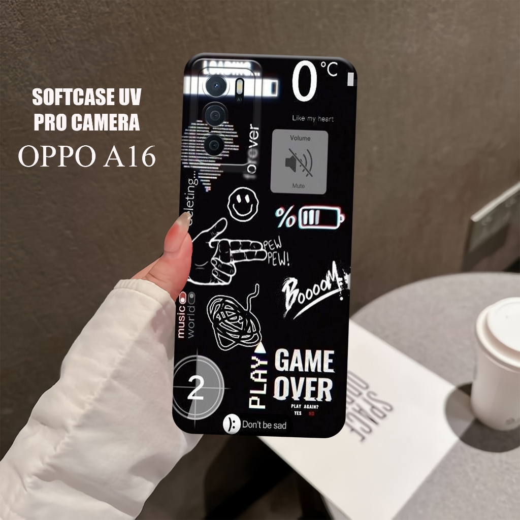 Case OPPO A16 - OPPO A16  Terbaru - Softcase OPPO A16  - Softcase Pro Camera - Casing Hp OPPO A16 - 