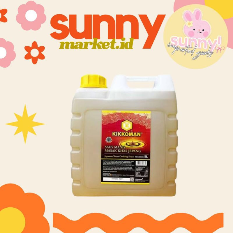 

SUNNYMARKET - KIKKOMAN SWEET SEASONING SAUCE SAOS SAUS MIRIN JERIGEN 5,7 KG 5L 5 LITER IMPORT HALAL