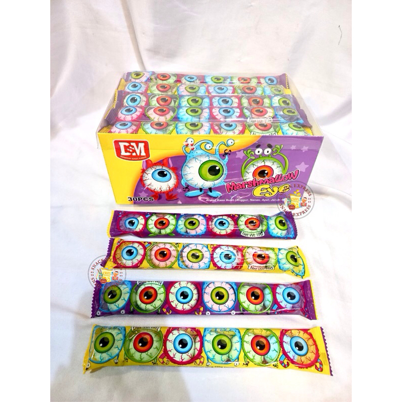 

DSM Marshmallow Eye / Marshmallow Mata Aneka Rasa Box (1 box isi 30 pcs)