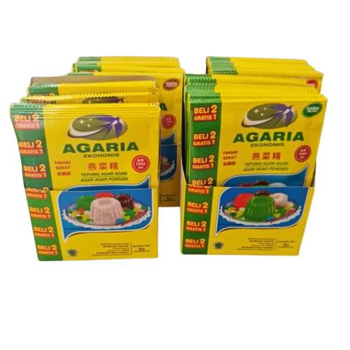 

Agar-Agar Agaria - 7g | Promo Buy 2 Free 1 | Harga Ini lsg dpt 3pcs !!!