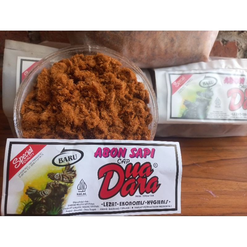 

Abon Daging Sapi Dua Dara duadara toples 100gr