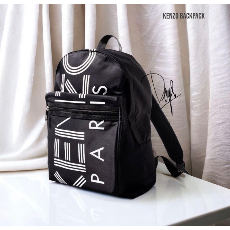 Kenzo Backpack Black Tas Ransel Kenzo Original jastip