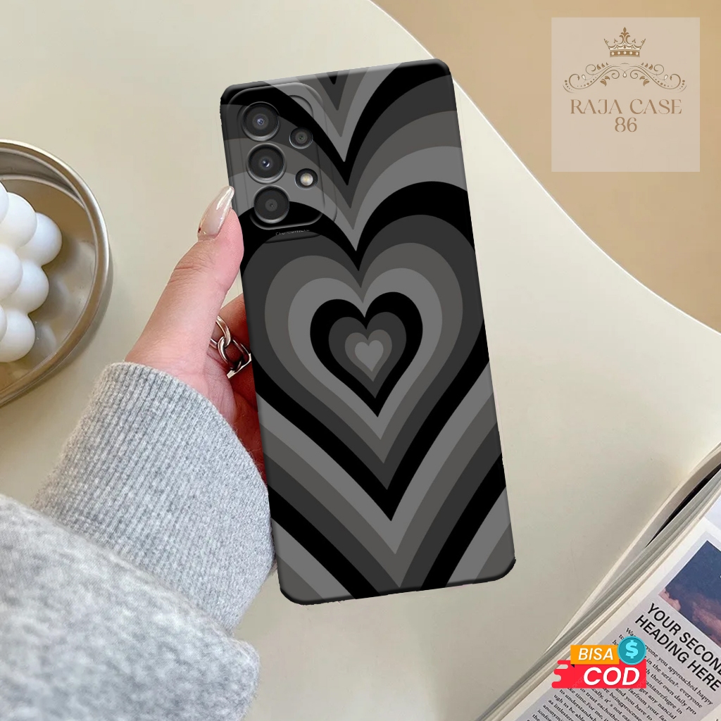 Case Samsung Galaxy A13 - Rajacase - casing Samsung A13 - Motif Softcace Love - Pelindung handphone 