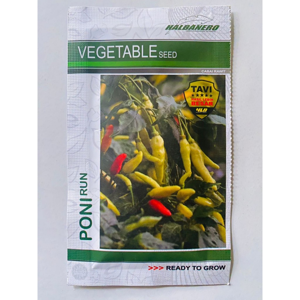 Benih Bibit Cabe Cabai Rawit PONIRUN Tahan Virus dari Halbanero isi 10 gr