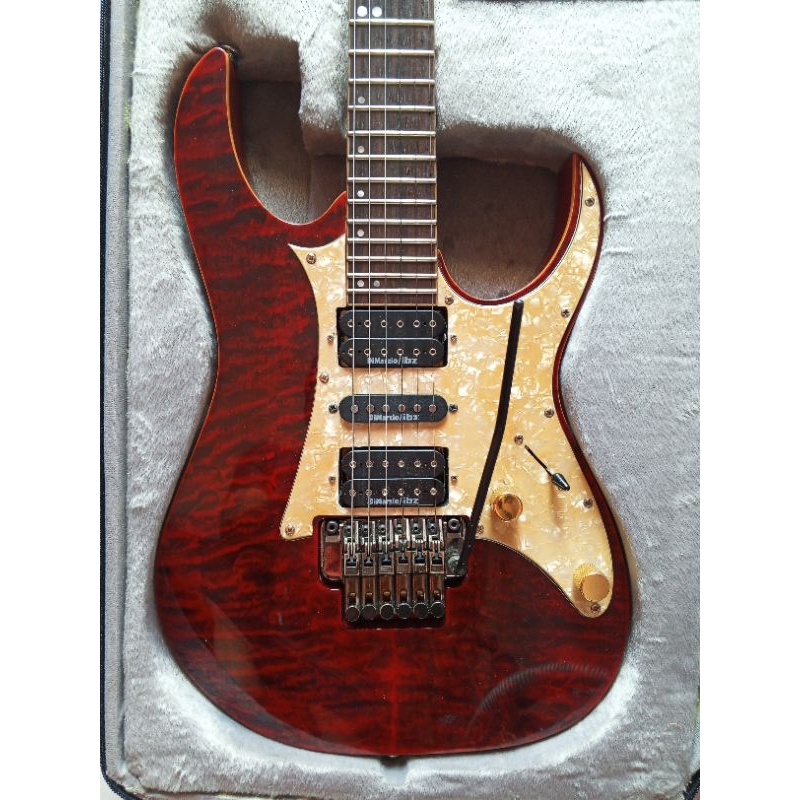 gitar merk Ibanez premium type RG950 QMZ asli original mii