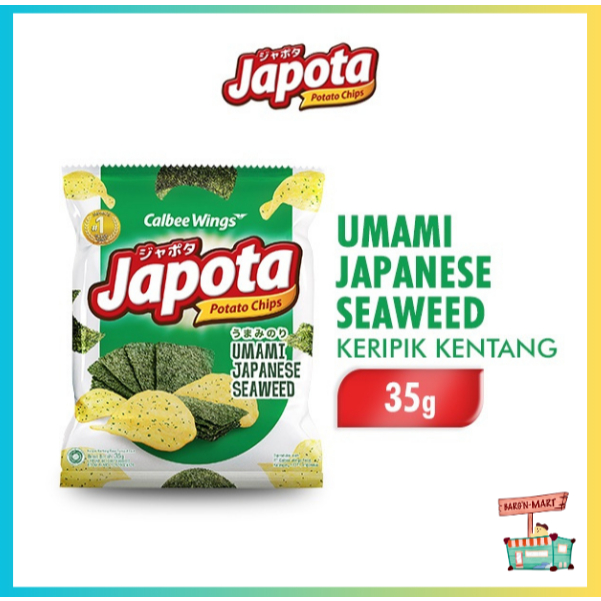

Japota Keripik Kentang Umami Japanese Seaweed 35 gr