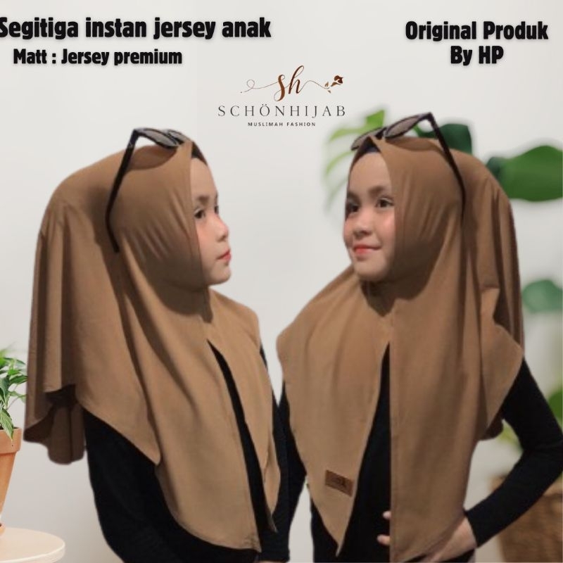 Segitiga instan anak/pashmina instan anak/segitiga instan jersey anak