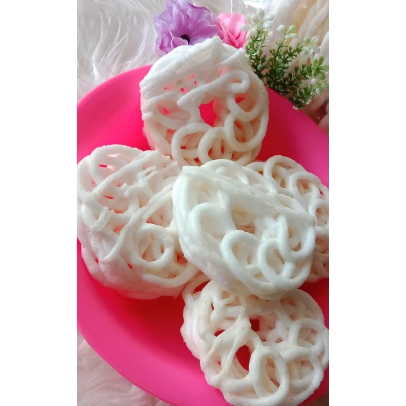 

Kerupuk mawar uyel rasa gurih