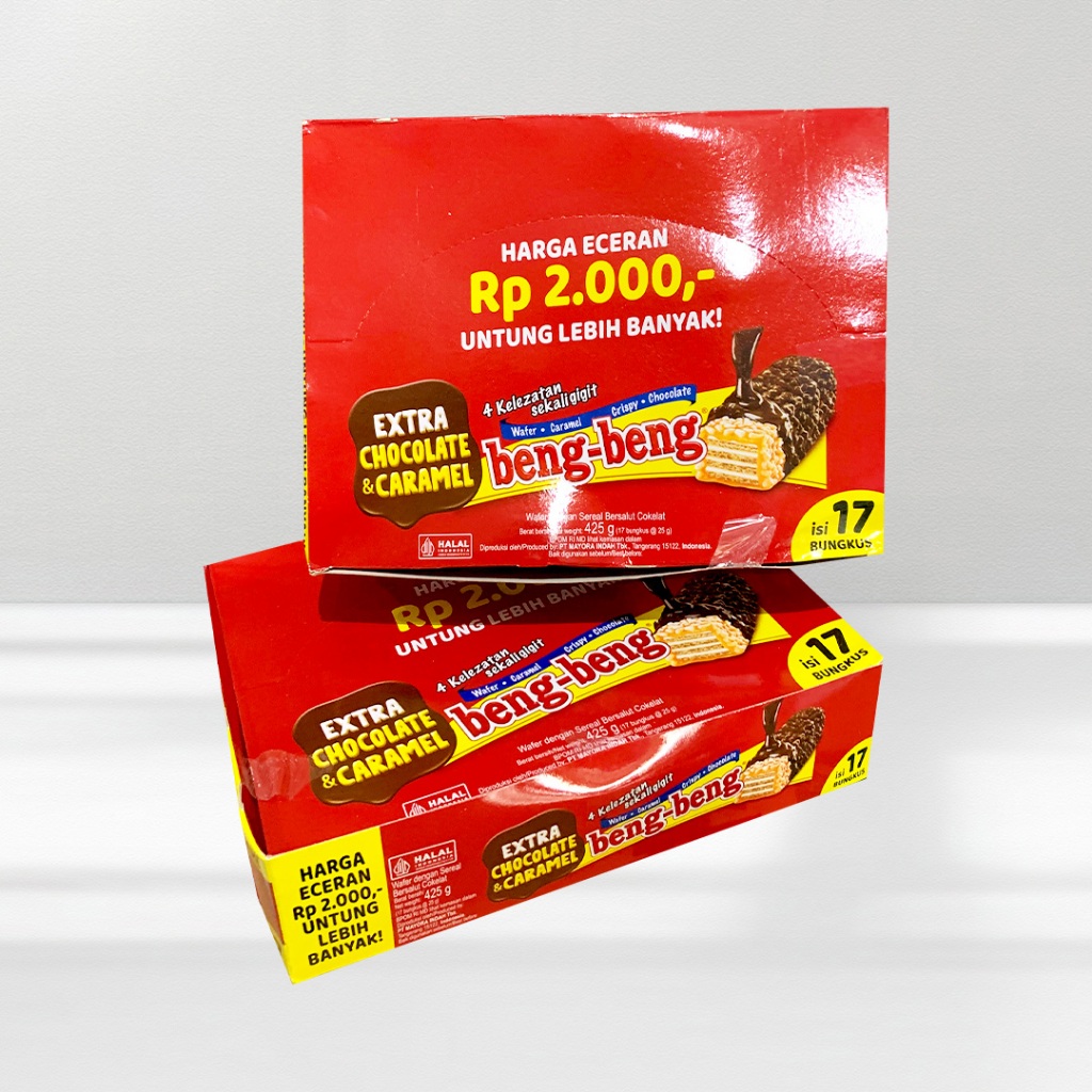 

Beng Beng Wafer Coklat 1 box isi 17pcs