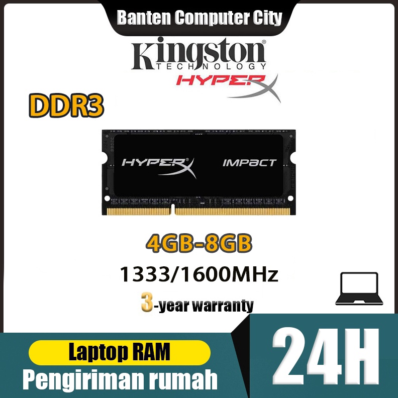 KODE A58N Pengiriman Jakarta Laptop DDR3L Ram 4GB 8GB Kingston Hyperx Laptop RAM DDR3 135V 16MHZ SOD