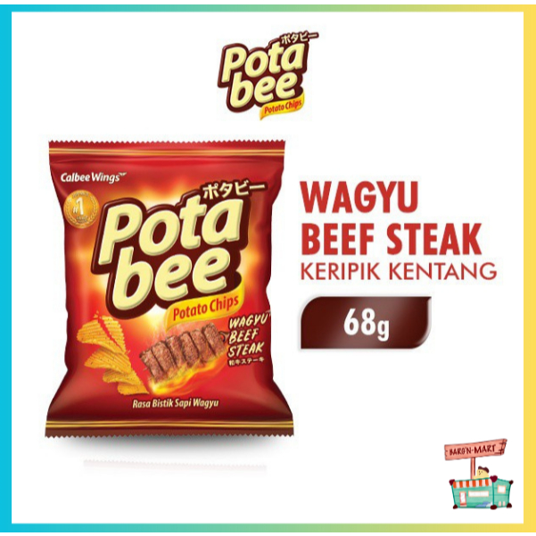 

Potabee Keripik Kentang Wagyu Beef Steak 68 gr