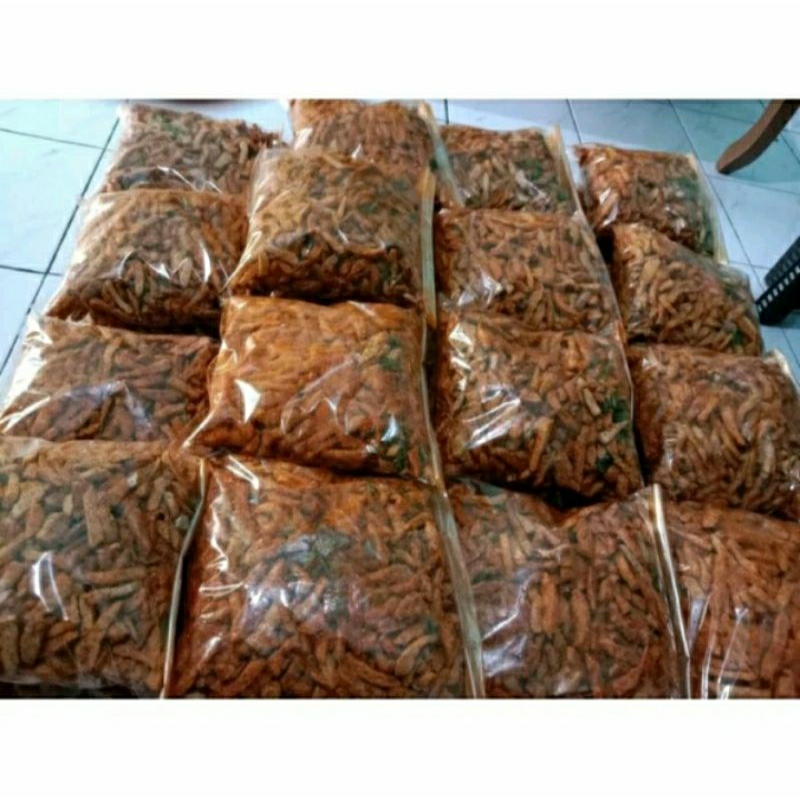 

Cemilan Basreng Pedas/Basreng pedas rasa daun jeruk 1kg