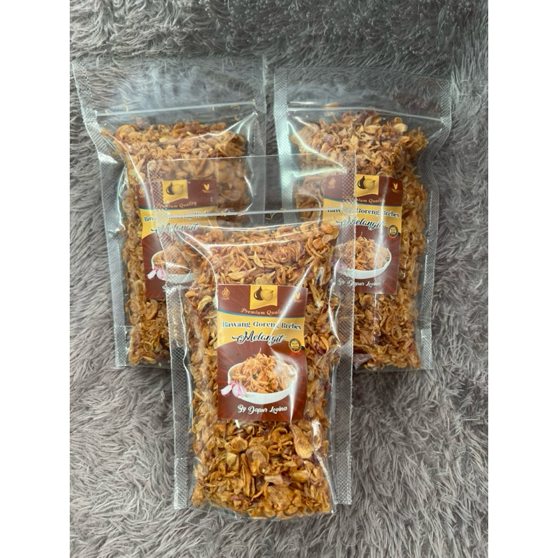 

Bawang goreng Brebes ASLI 100% tanpa Tepung dan MSG / Bawang goreng Premium MELANGIT