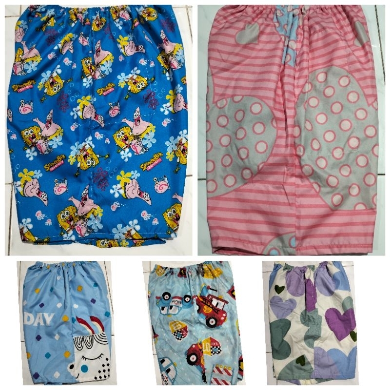 JUMBO CELANA PENDEK SANTAI  CELANA COLOR WANITA/PRIA BISA PILIH MOTIF