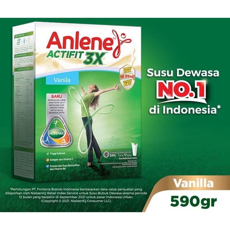 

Anlene actifit 3x vanilla 580gr