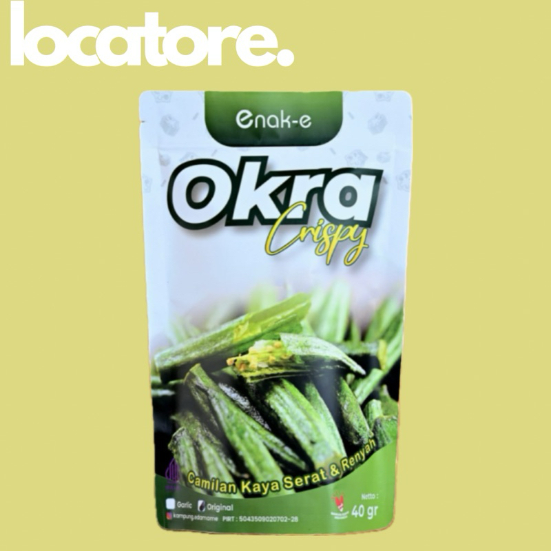 

Okra Crispy Pouch 40 gram
