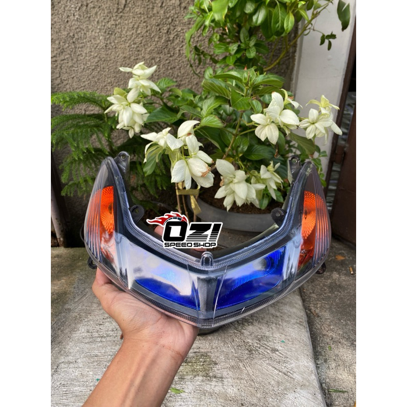 Lampu sen mio smile modif custom smoke